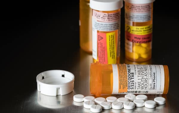 various prescription pill bottles