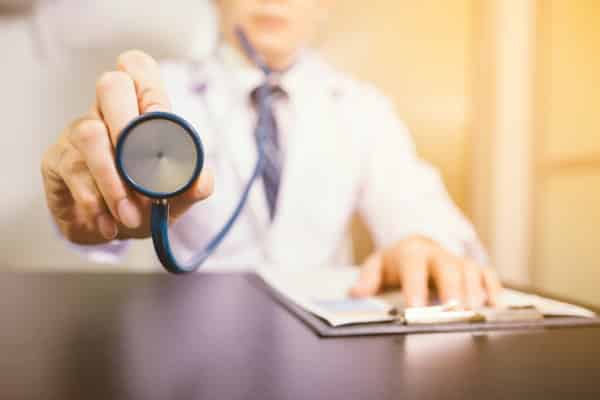Doctor with stethoscope