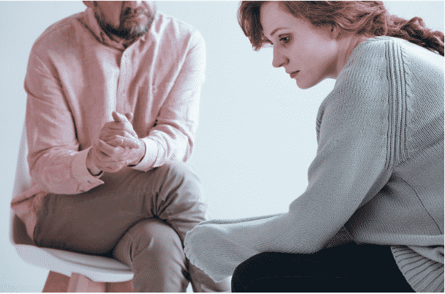 interventionist and woman during CRAFT intervention