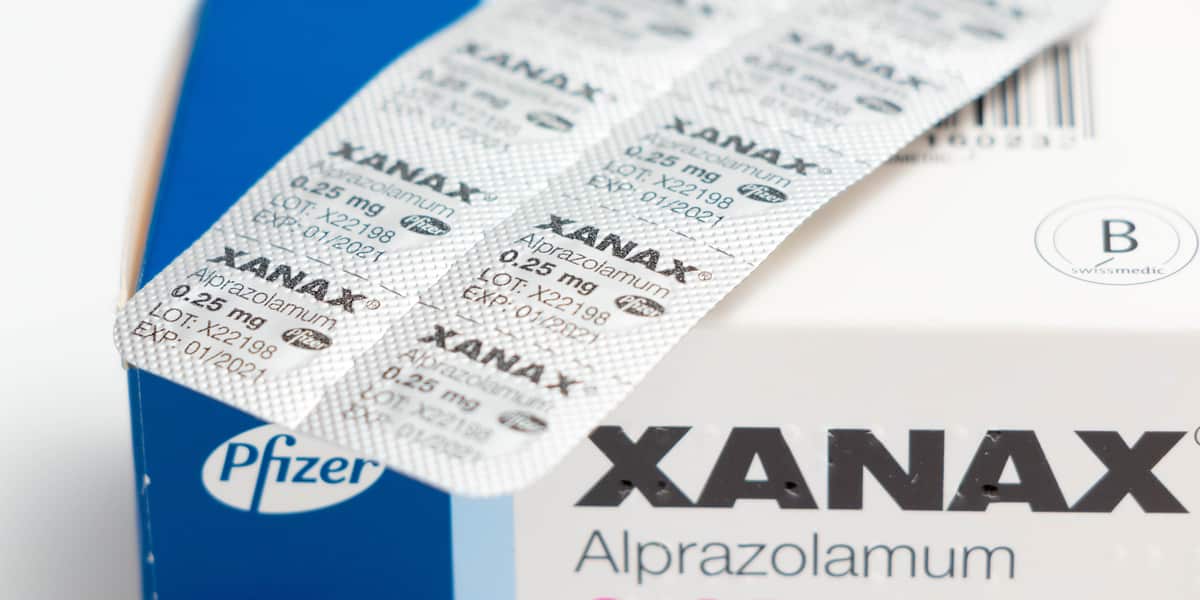 Xanax pill package